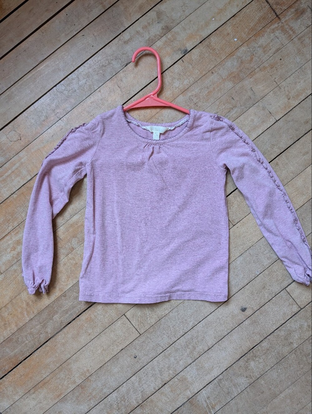 Matilda Jane Pink Long Sleeve Ruffle Tee